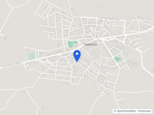 Mappa di Valledoria, Sassari