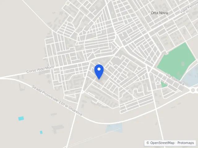 Mappa di Orta Nova, Foggia