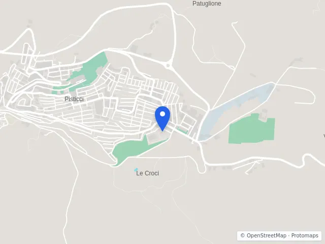 Mappa di Pisticci, Matera