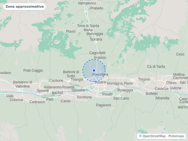 Mappa di Sondrio
