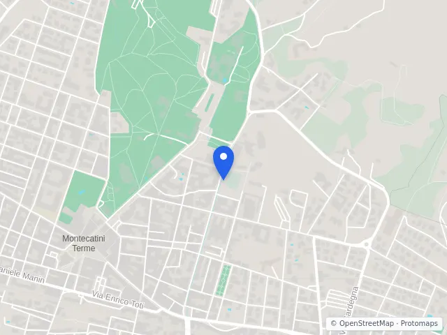 Mappa di Montecatini-Terme, Pistoia