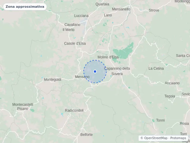 Mappa di Casole d'Elsa, Siena