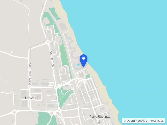Mappa di Porto Recanati, Macerata