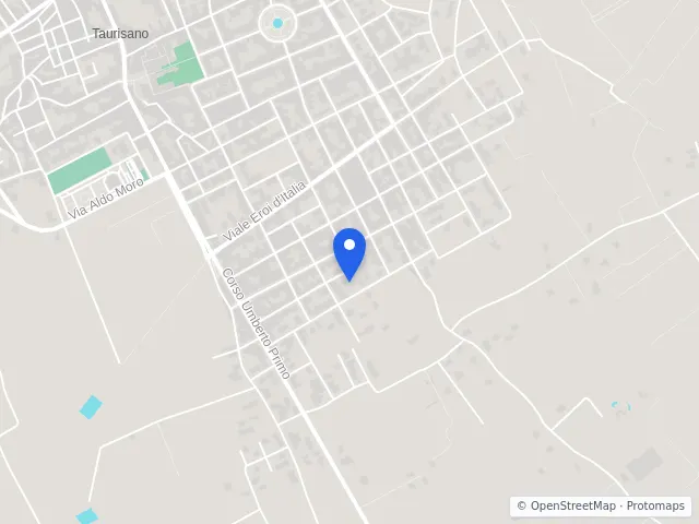 Mappa di Taurisano, Lecce