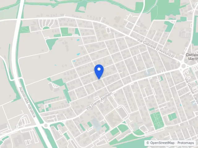 Mappa di Civitanova Marche, Macerata