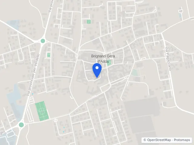Mappa di Brignano Gera d'Adda, Bergamo