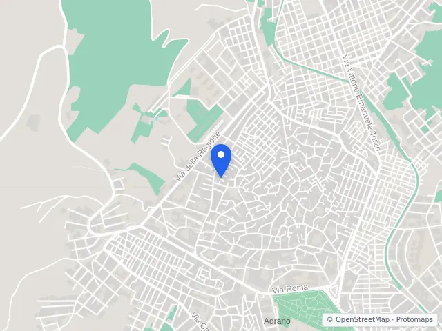 Mappa di Adrano, Catania