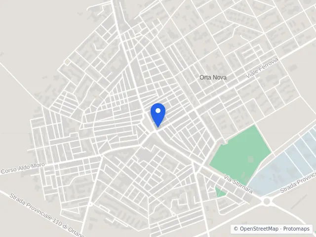Mappa di Orta Nova, Foggia