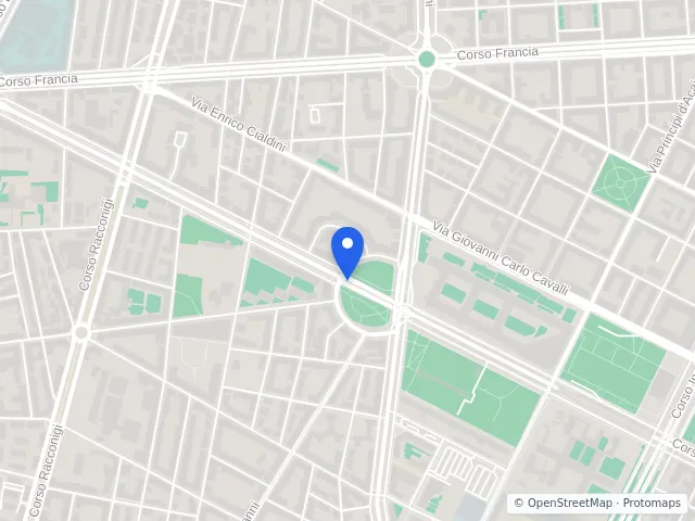 Mappa di Torino