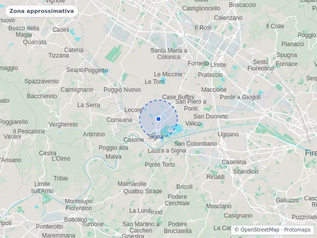 Mappa di Signa, Firenze