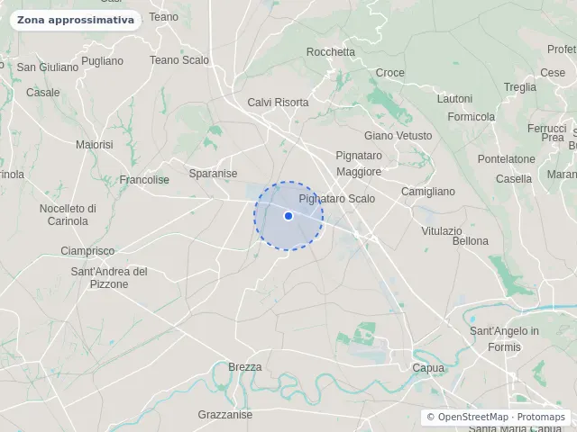 Mappa di Pignataro Maggiore, Caserta