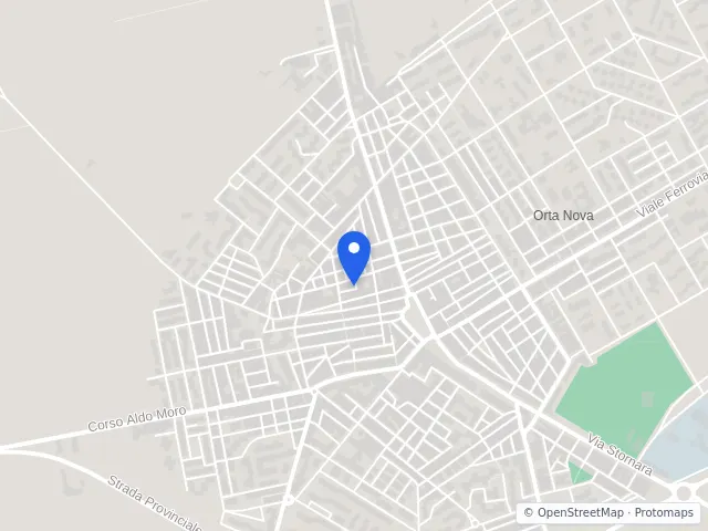 Mappa di Orta Nova, Foggia