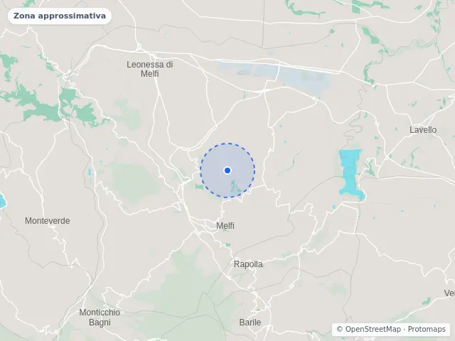Mappa di Melfi, Potenza