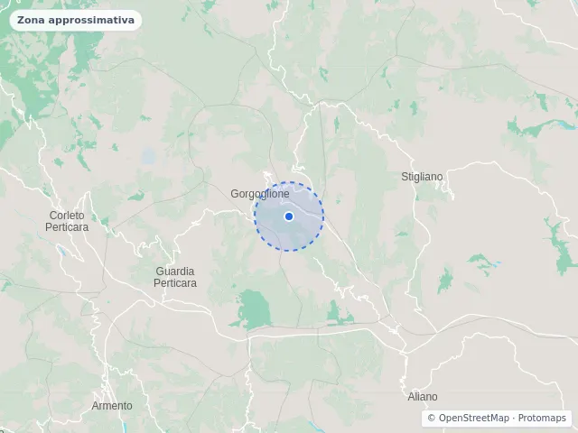 Mappa di Gorgoglione, Matera