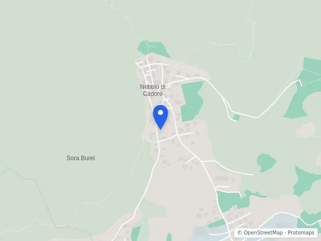 Mappa di Pieve di Cadore, Belluno