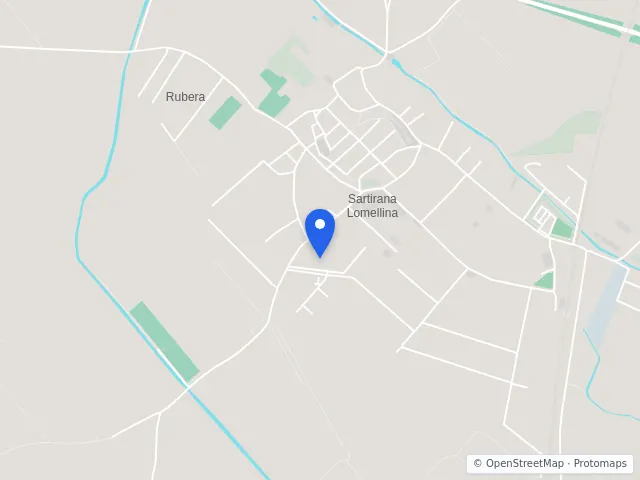 Mappa di Sartirana Lomellina, Pavia