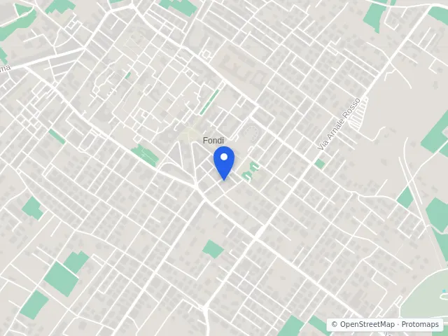 Mappa di Fondi, Latina