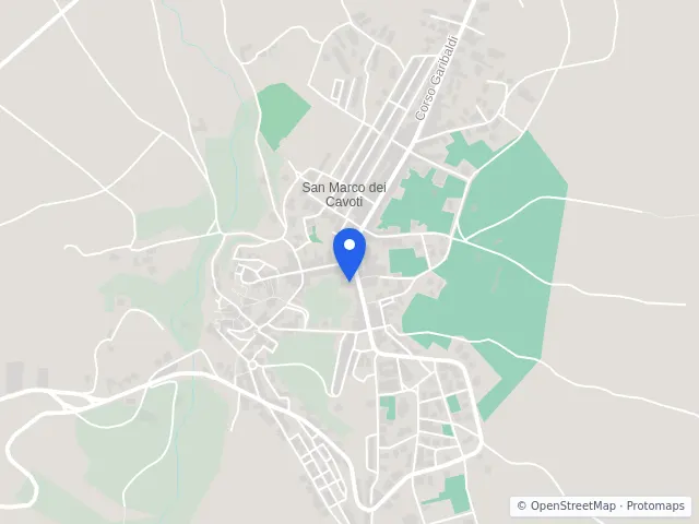 Mappa di San Marco dei Cavoti, Benevento
