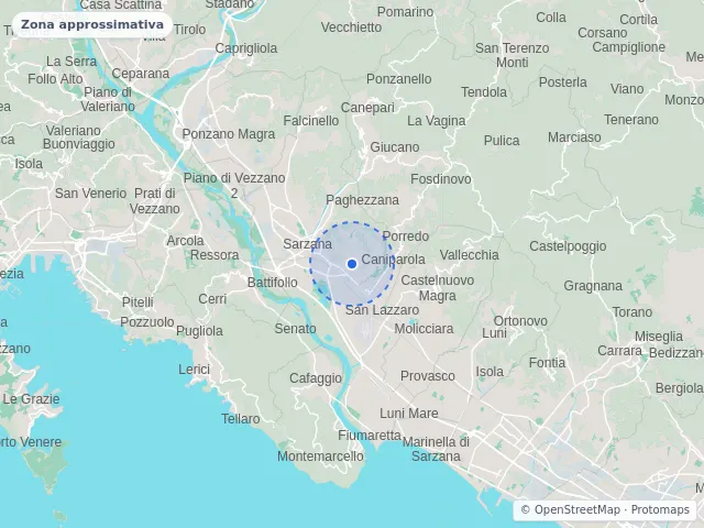 Mappa di Sarzana, La Spezia