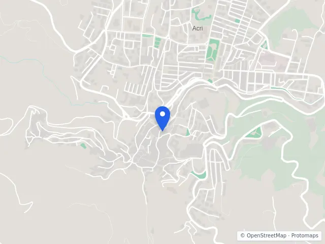 Mappa di Acri, Cosenza