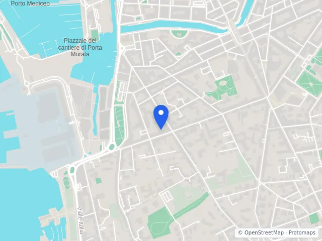 Mappa di Livorno