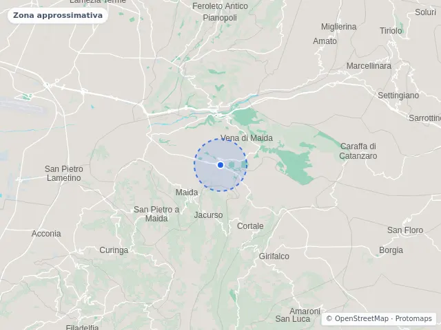 Mappa di Maida, Catanzaro