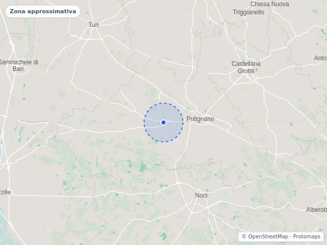 Mappa di Putignano, Bari