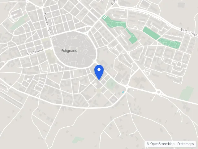 Mappa di Putignano, Bari