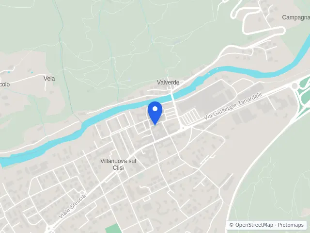 Mappa di Villanuova sul Clisi, Brescia
