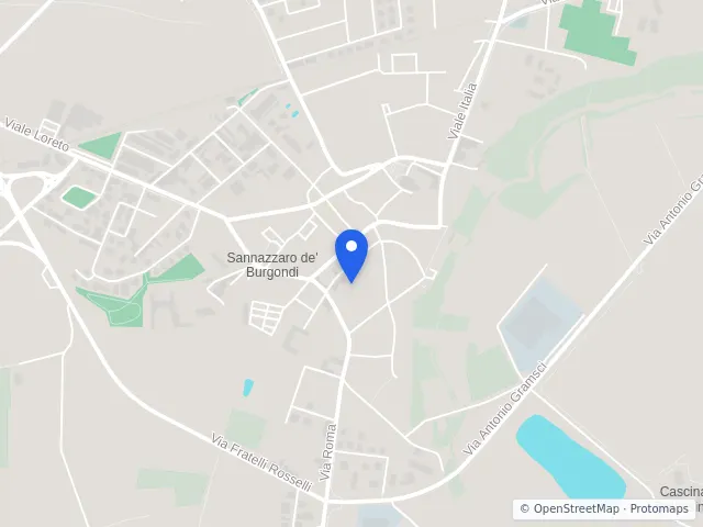Mappa di Sannazzaro de' Burgondi, Pavia