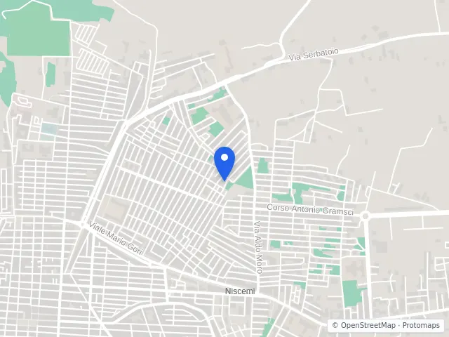 Mappa di Niscemi, Caltanissetta