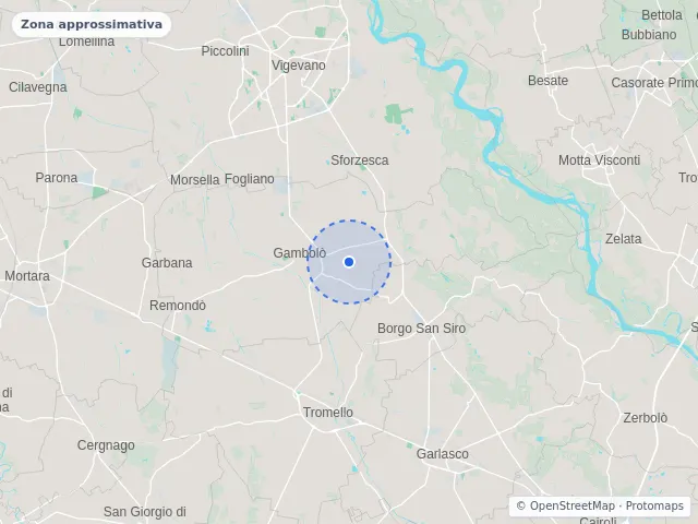 Mappa di Gambolò, Pavia