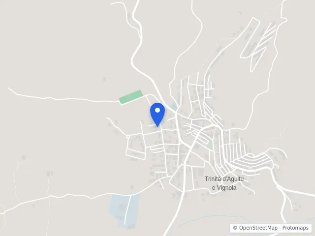 Mappa di Trinità d'Agultu e Vignola, Sassari