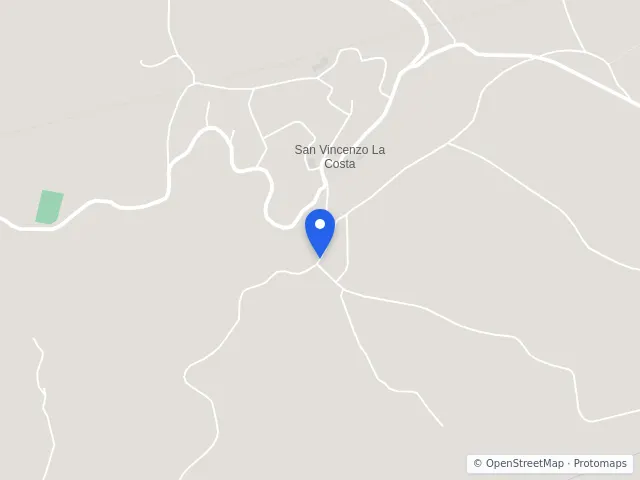 Mappa di San Vincenzo La Costa, Cosenza