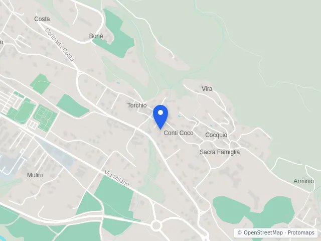 Mappa di Cocquio-Trevisago, Varese