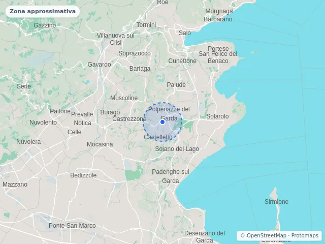 Mappa di Polpenazze del Garda, Brescia