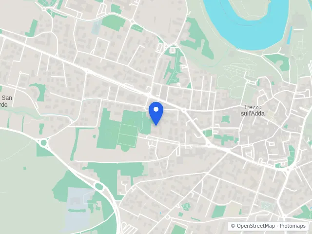 Mappa di Trezzo sull'Adda, Milano