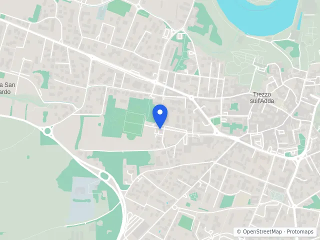 Mappa di Trezzo sull'Adda, Milano
