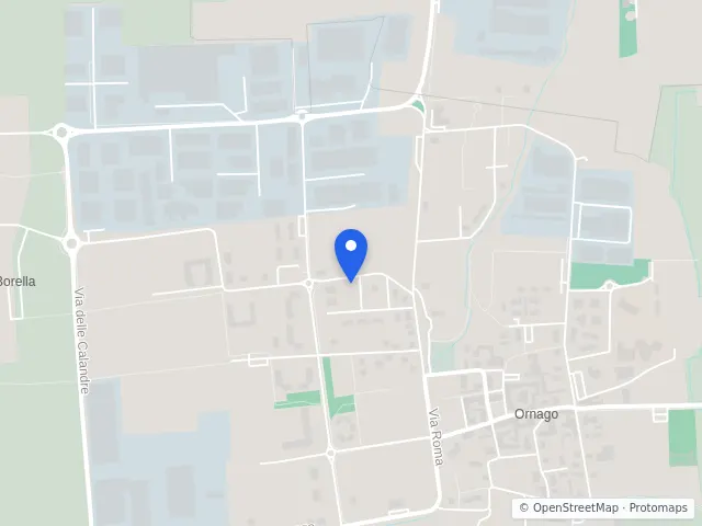 Mappa di Ornago, Monza e della Brianza