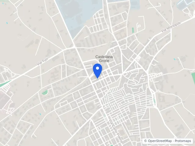 Mappa di Castellana Grotte, Bari