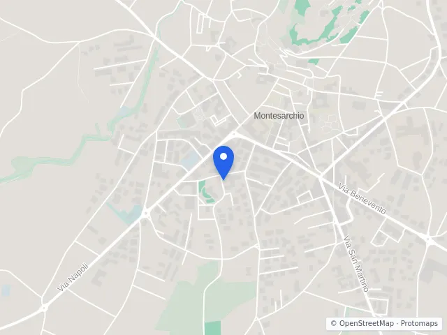 Mappa di Montesarchio, Benevento