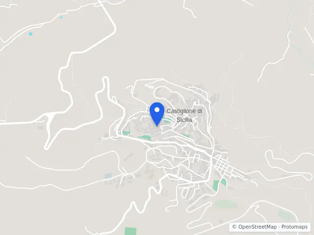 Mappa di Castiglione di Sicilia, Catania