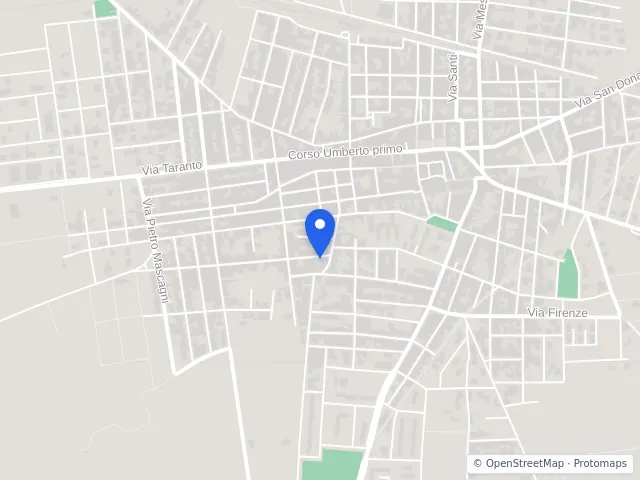 Mappa di San Pancrazio Salentino, Brindisi