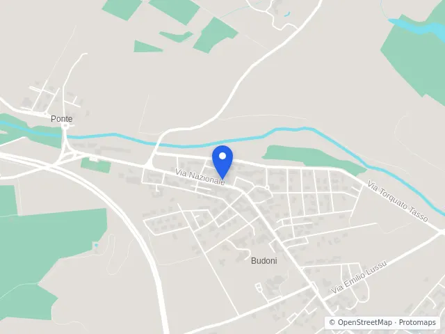 Mappa di Budoni, Sassari