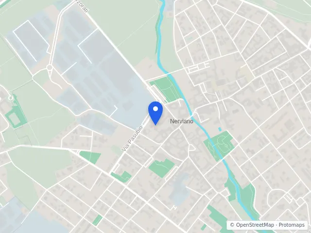 Mappa di Nerviano, Milano