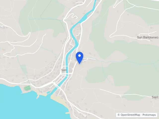 Mappa di Sori, Genova
