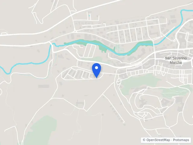 Mappa di San Severino Marche, Macerata