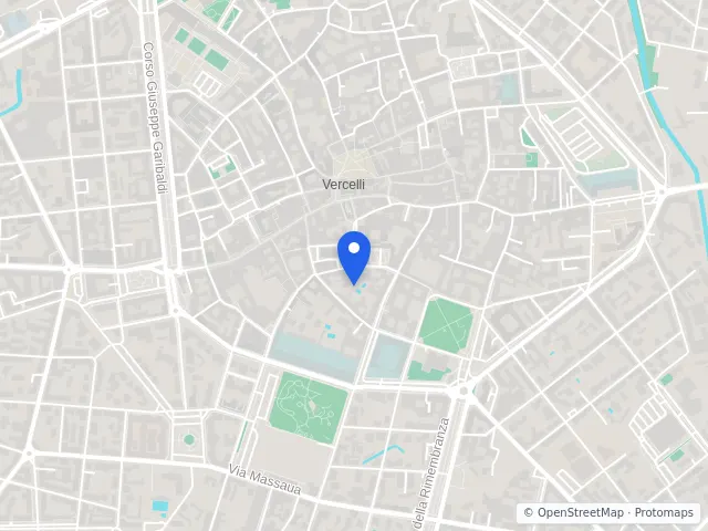 Mappa di Vercelli