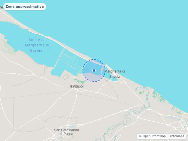 Mappa di Margherita di Savoia, Barletta-Andria-Trani