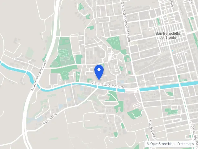 Mappa di San Benedetto del Tronto, Ascoli Piceno